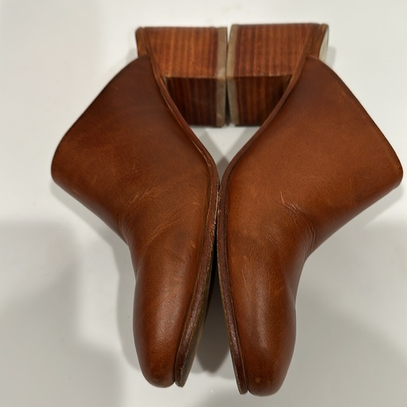 Nisolo All-Day leather upper and sole heel mule slide rust brown size 6.5 - Picture 3 of 10